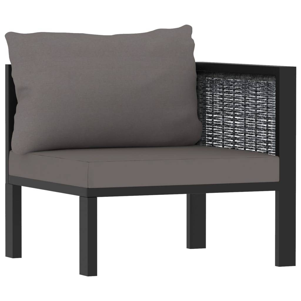 ComfortXL - Canapé Extérieur 3 Places Poly Rotin Anthracite Durable avec Coussins Épais pour Salon de Jardin et Terrasse Spacieuse – ComfortXL Outdoor Living - Image 4
