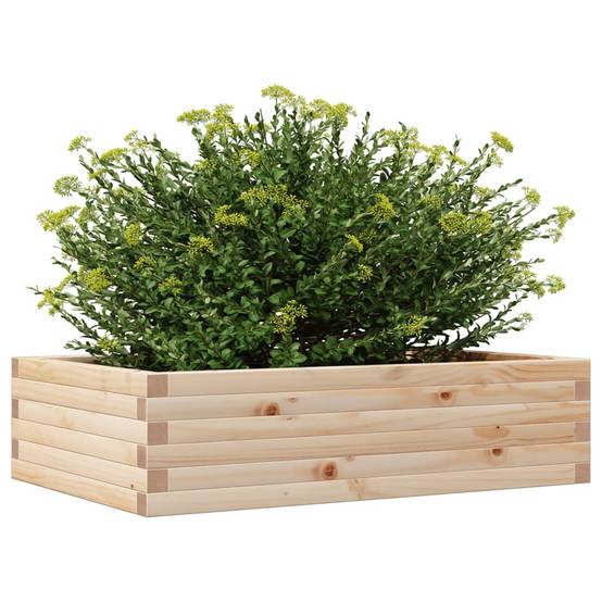 Jardinière | Pot de fleurs | Cache-pot | Bac à fleurs 90x60x23 cm bois de pin massif - Image 4