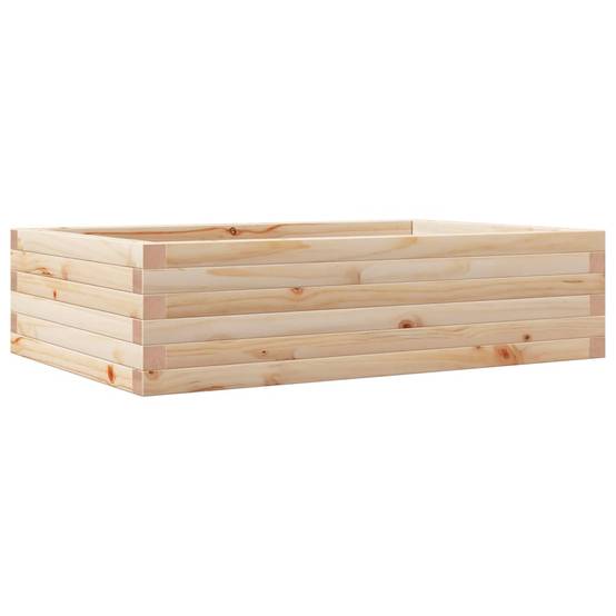 Jardinière | Pot de fleurs | Cache-pot | Bac à fleurs 90x60x23 cm bois de pin massif - Image 1