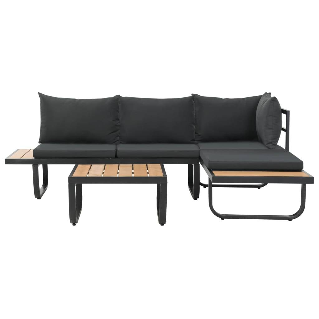 ComfortXL - Salon de Jardin Modulable Aluminium et WPC Gris Design Moderne et Résistant pour Extérieur – ComfortXL Outdoor Living - Image 2
