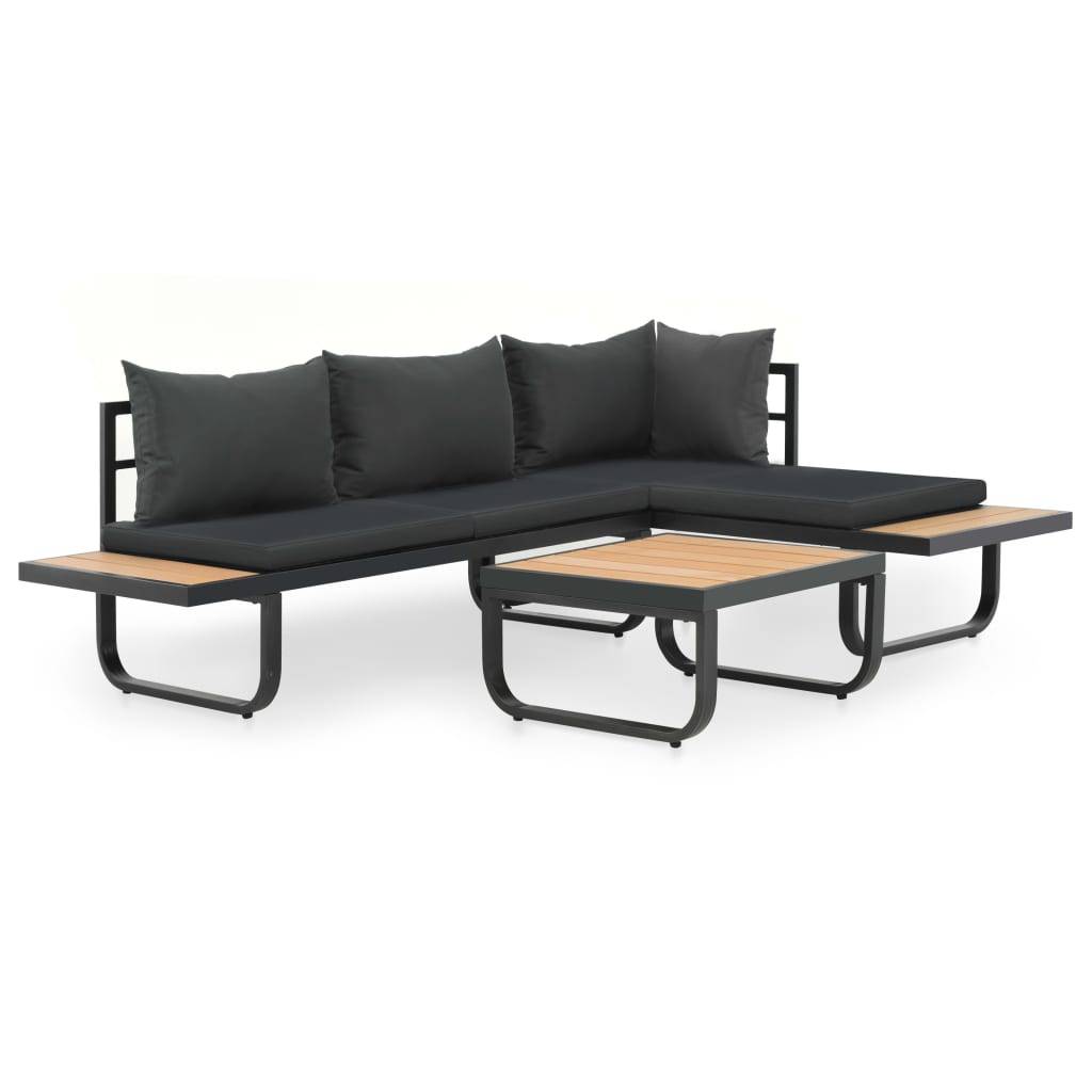 ComfortXL - Salon de Jardin Modulable Aluminium et WPC Gris Design Moderne et Résistant pour Extérieur – ComfortXL Outdoor Living - Image 1