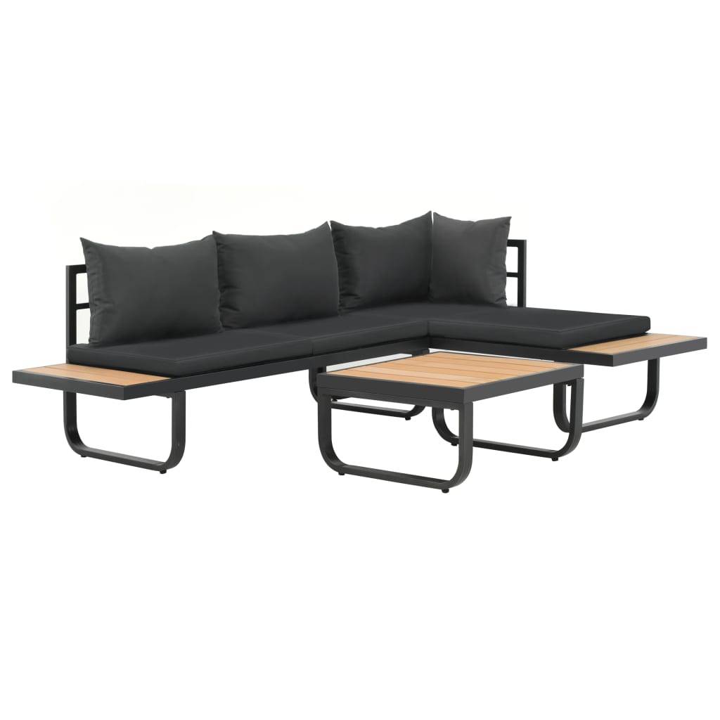 ComfortXL - Salon de Jardin Modulable Aluminium et WPC Gris Design Moderne et Résistant pour Extérieur – ComfortXL Outdoor Living - Image 4