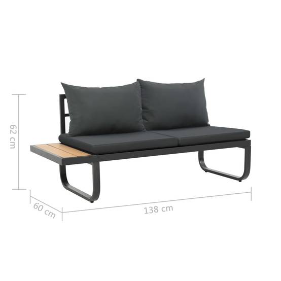 ComfortXL - Salon de Jardin Modulable Aluminium et WPC Gris Design Moderne et Résistant pour Extérieur – ComfortXL Outdoor Living - Image 6
