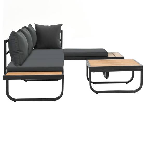 ComfortXL - Salon de Jardin Modulable Aluminium et WPC Gris Design Moderne et Résistant pour Extérieur – ComfortXL Outdoor Living - Image 3