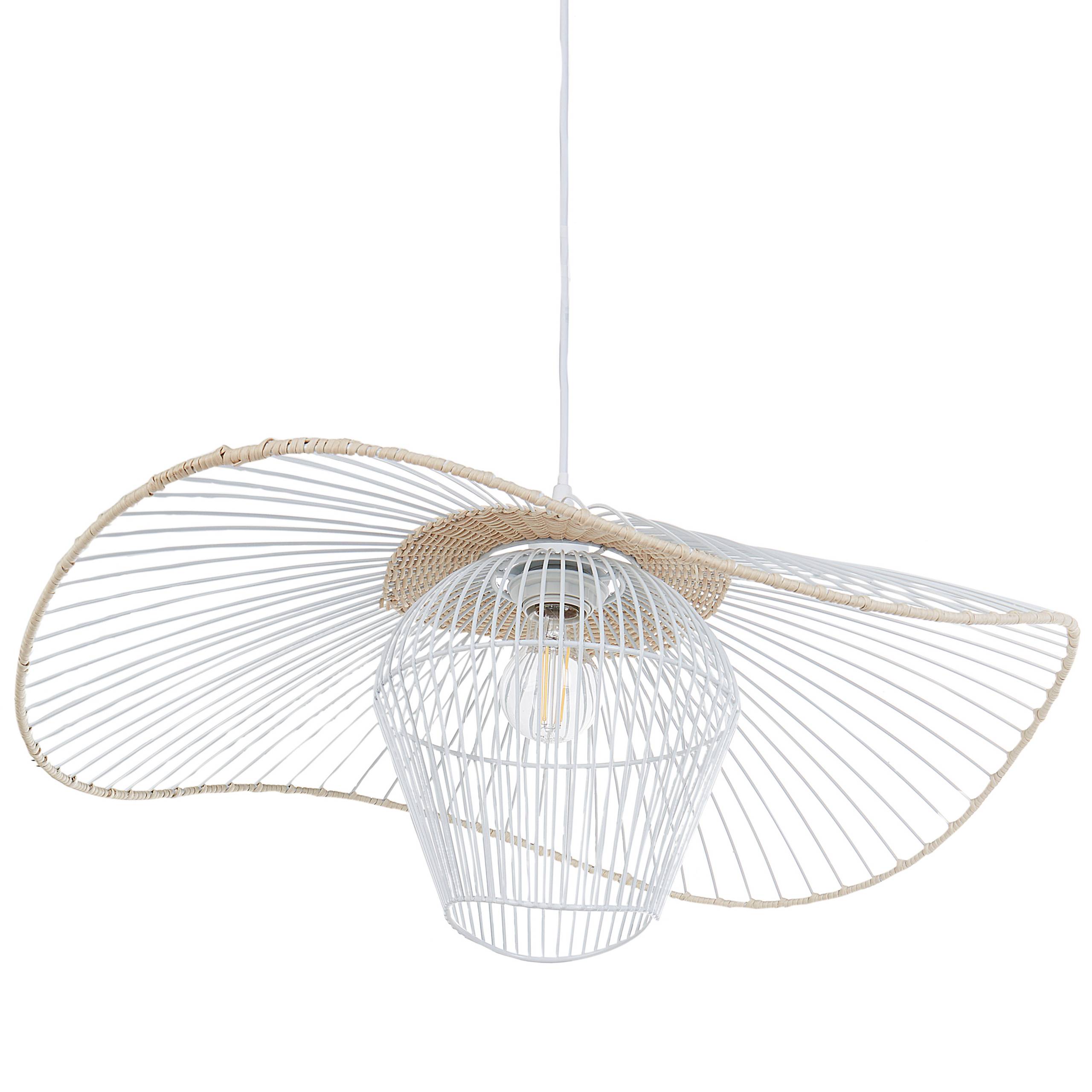 Beliani - Lampe suspension Métal Blanc LUNGA - Beliani - Image 5