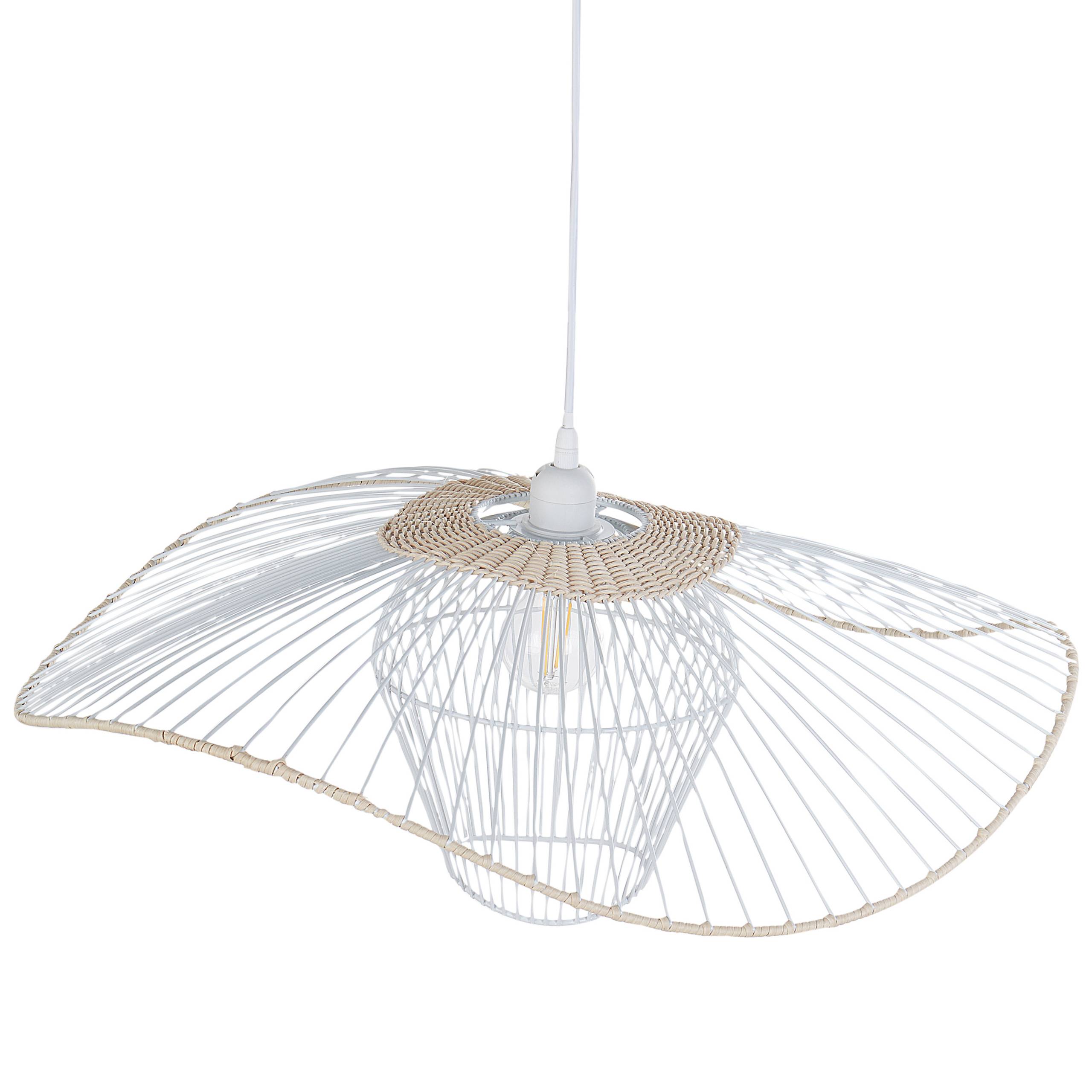 Beliani - Lampe suspension Métal Blanc LUNGA - Beliani - Image 4