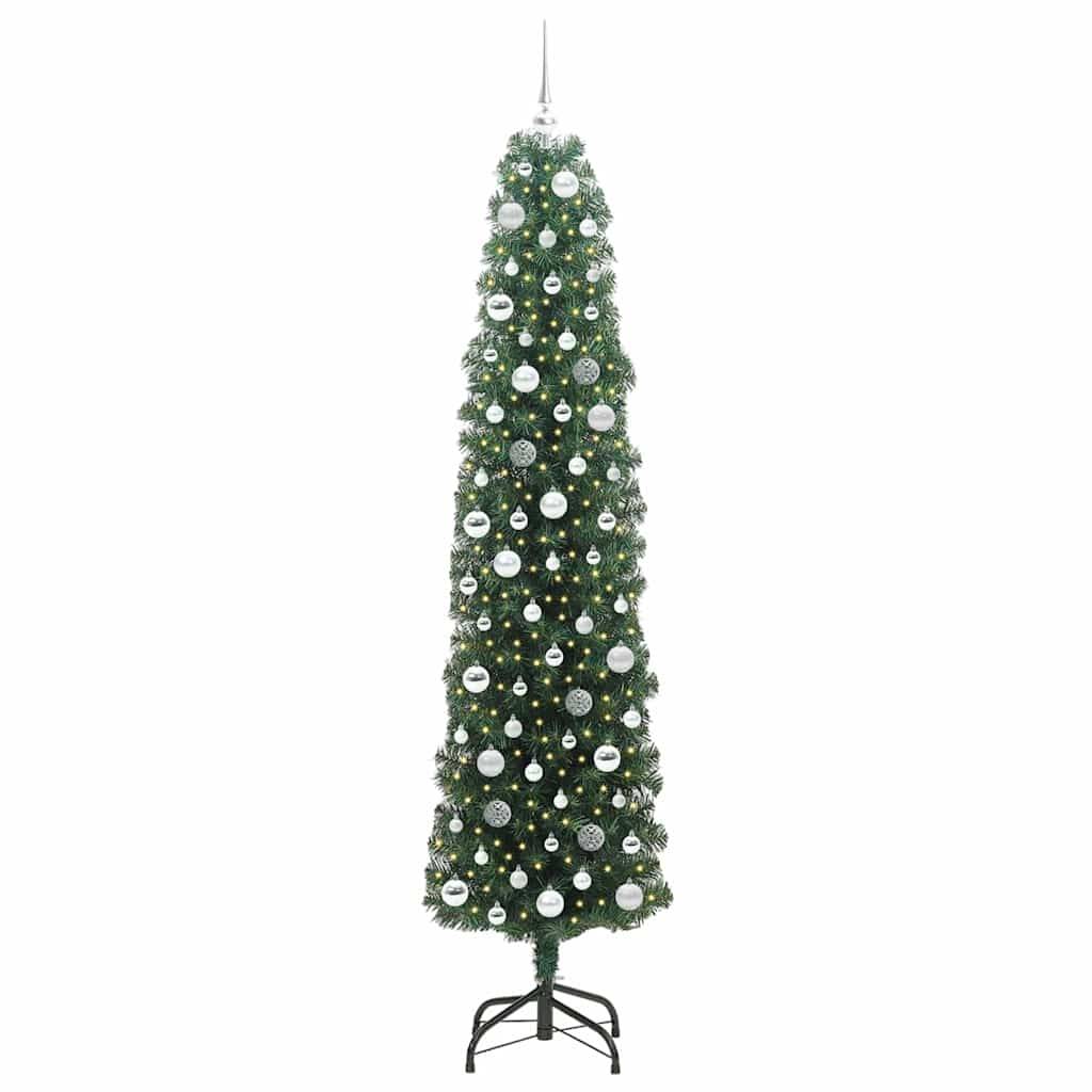ComfortXL - Sapin de Noël Conique Aspect Réaliste 210cm, avec Lumières et Kit Déco Inclus – ComfortXL Outdoor Living - Image 3