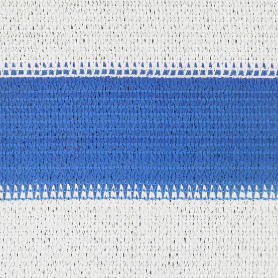 Voile d'ombrage HDPE bleu et blanc 400 x 250 cm - PANGIVO - Image 6