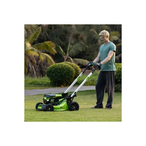 Greenworks - Tondeuse à gazon tractée Brushless 46cm 60V GREENWORKS - Batterie 4,0Ah - Chargeur - GD60LM46SPK4 - Image 3