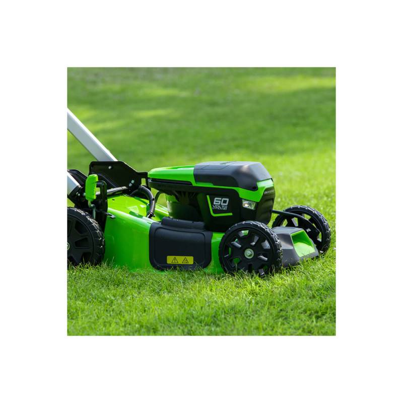 Greenworks - Tondeuse à gazon tractée Brushless 46cm 60V GREENWORKS - Batterie 4,0Ah - Chargeur - GD60LM46SPK4 - Image 2