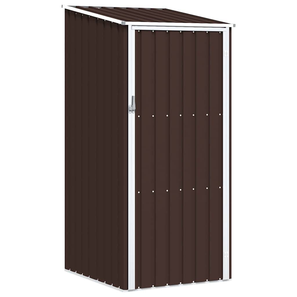 Vidaxl - Abri de jardin Marrron 87x98x159 cm Acier galvanisé vidaXL 46292 - Image 1