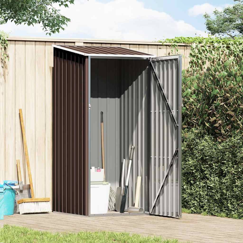 Vidaxl - Abri de jardin Marrron 87x98x159 cm Acier galvanisé 0.9m² vidaXL 46292 - Image 2