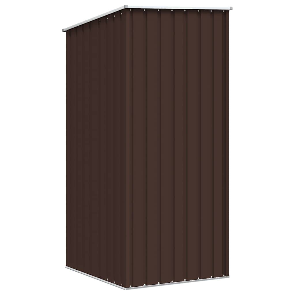 Vidaxl - Abri de jardin Marrron 87x98x159 cm Acier galvanisé vidaXL 46292 - Image 7
