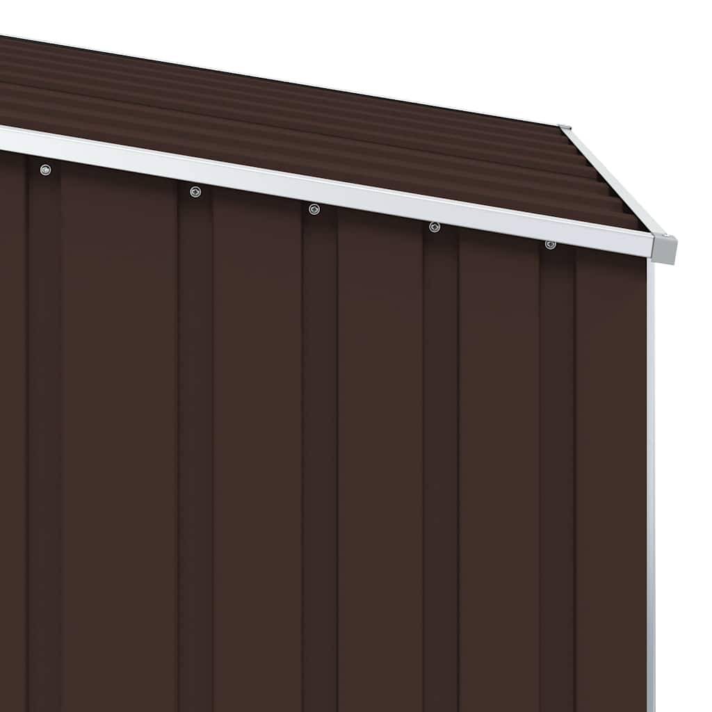 Vidaxl - Abri de jardin Marrron 87x98x159 cm Acier galvanisé vidaXL 46292 - Image 8