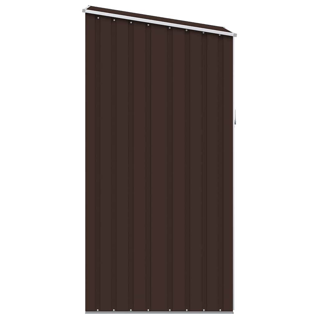 Vidaxl - Abri de jardin Marrron 87x98x159 cm Acier galvanisé 0.9m² vidaXL 46292 - Image 6