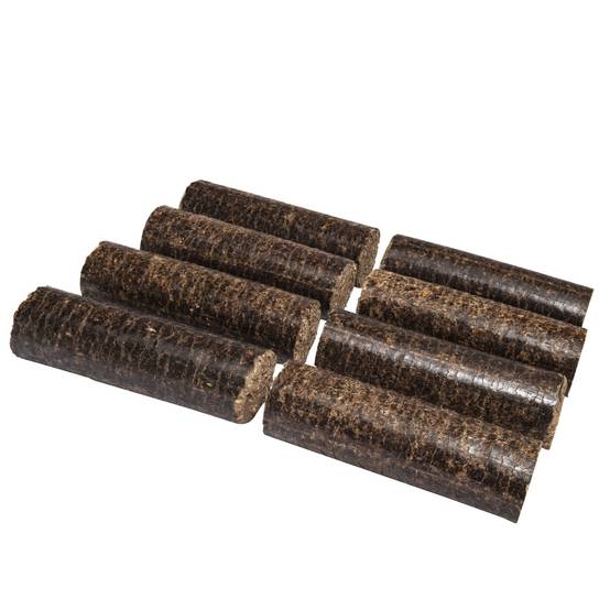 WOODSTOCK - Bûche calorifique densifiée 12kg 8 pcs Woodstock - Image 1
