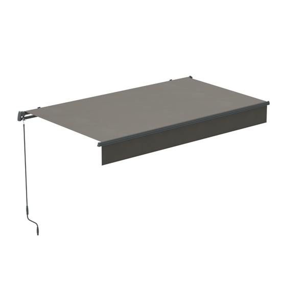 Store banne 3 x 2 m taupe PISA - Image 1
