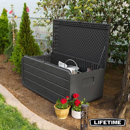 Lifetime - Coffre de rangement exterieur résine Modern Box 515L LIFETIME #60431E - Image 5