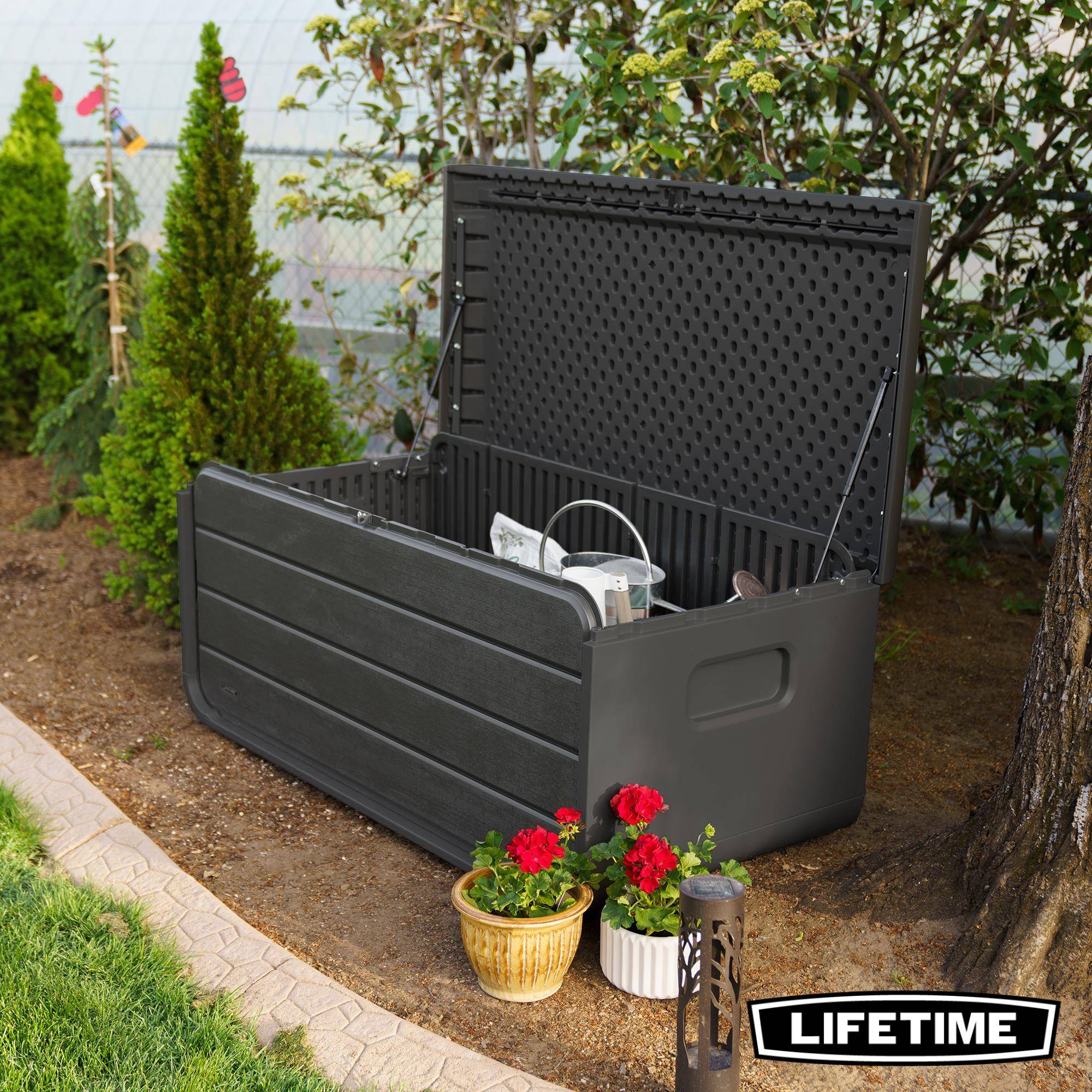 Lifetime - Coffre de rangement exterieur résine Modern Box 515L LIFETIME #60431E - Image 5