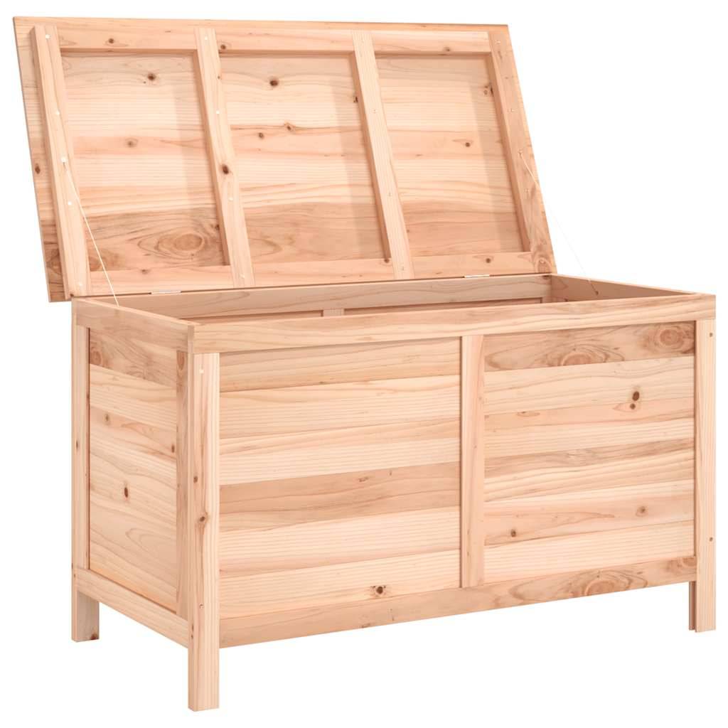 Coffre à coussins bois de sapin naturel 99 x 50 x 56.5 cm - PANGIVO - Image 3