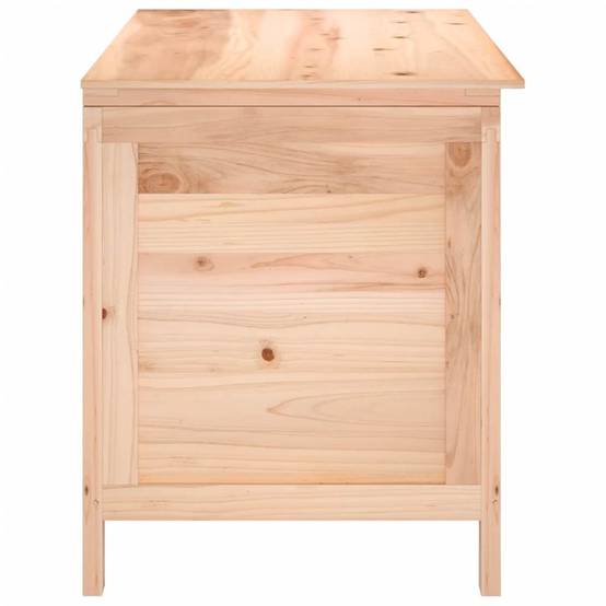 Coffre à coussins bois de sapin naturel 99 x 50 x 56.5 cm - PANGIVO - Image 5
