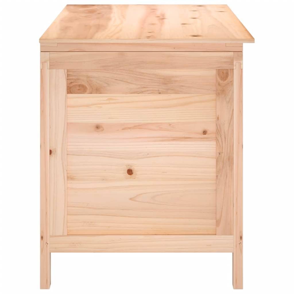Coffre à coussins bois de sapin naturel 99 x 50 x 56.5 cm - PANGIVO - Image 5