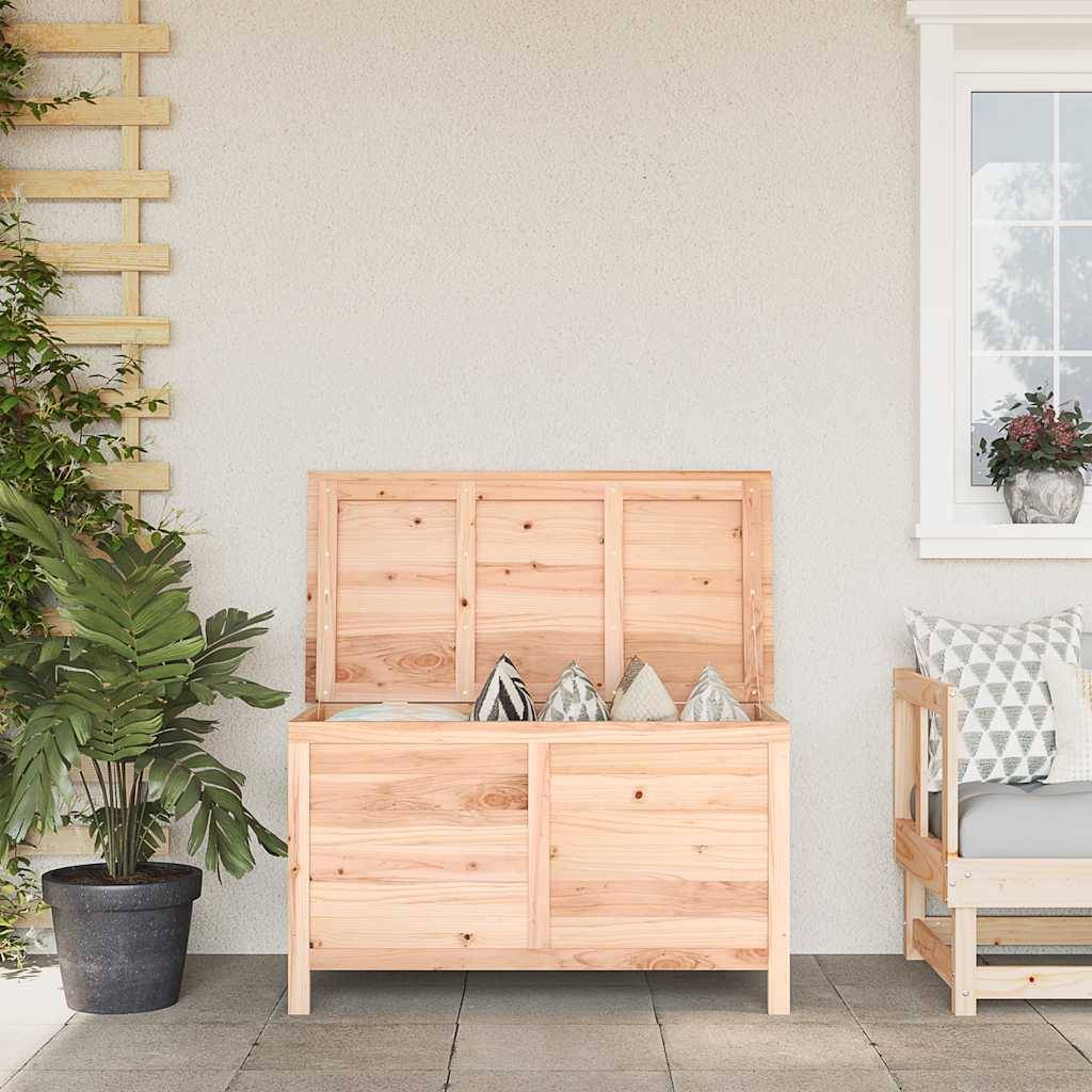 Coffre à coussins bois de sapin naturel 99 x 50 x 56.5 cm - PANGIVO