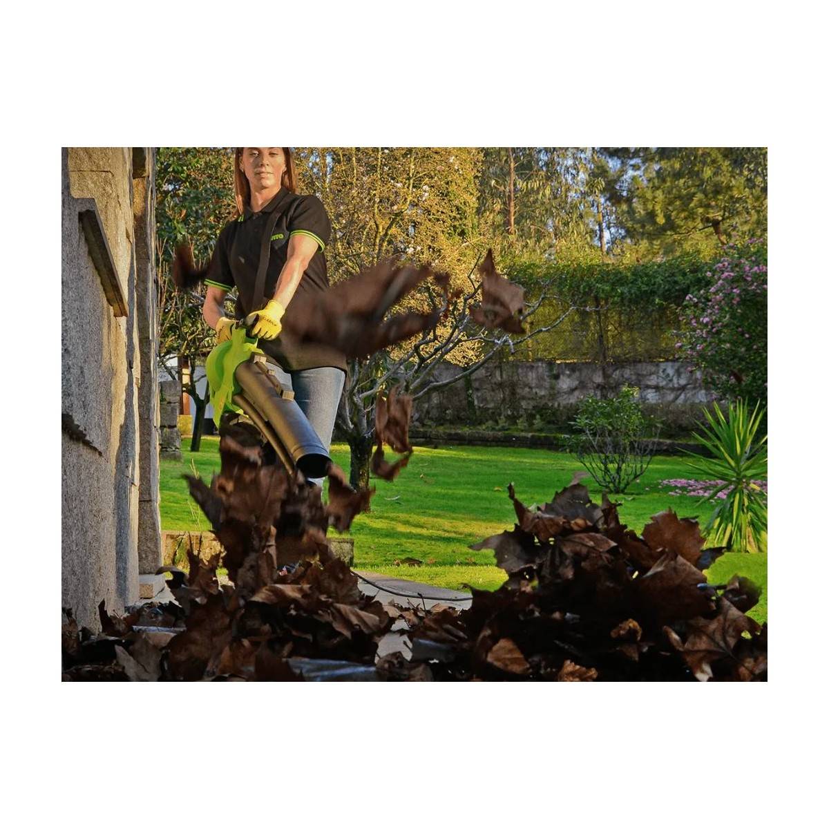 Vito - Aspirateur et Souffleur de feuilles 3000W Sac 35L Bandoulière et roulettes Confort VITO - Image 2