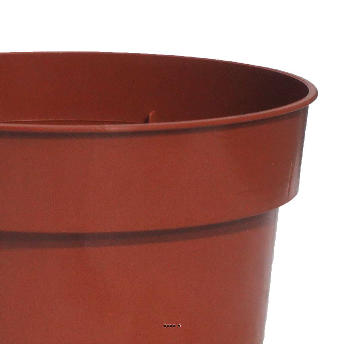 Artificielles - Pot conteneur Plastique Godet de plantation 9 cm Marron - dimlon: 9 cm - couleur: Marron - Image 3