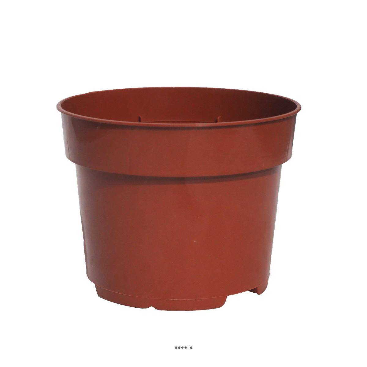 Artificielles - Pot conteneur Plastique Godet de plantation 9 cm Marron - dimlon: 9 cm - couleur: Marron - Image 1