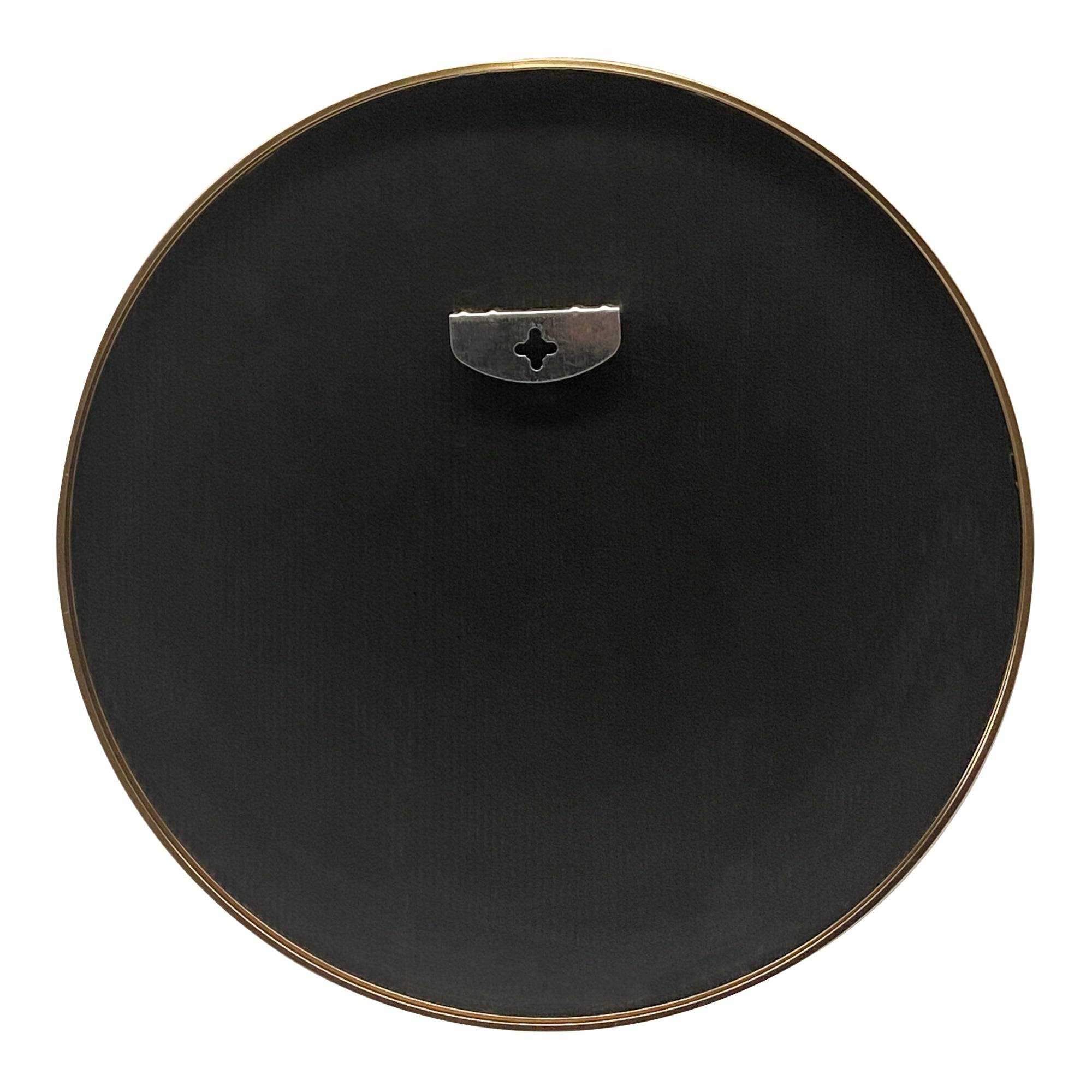 Helloshop26 - Miroir mural rond diamètre 60 cm doré - Image 3