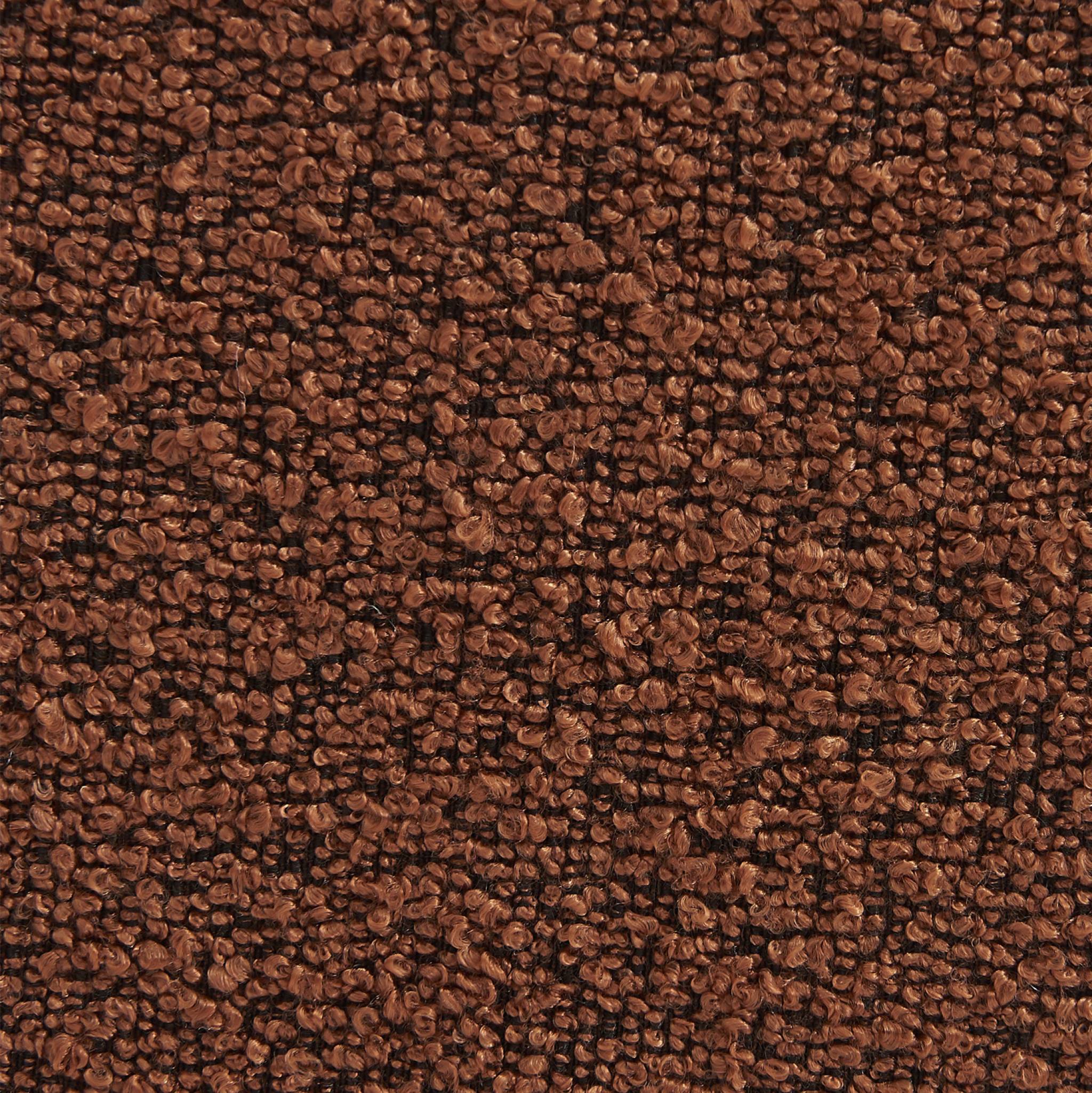 sweeek - Fauteuil chauffeuse en bouclette texturée terracotta style contemporain 1 place | sweeek - Image 7