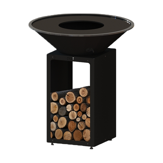 Brasero B.B.O 88 Noir - Ø84 cm Acier thermolaqué - OYAT - Image 1