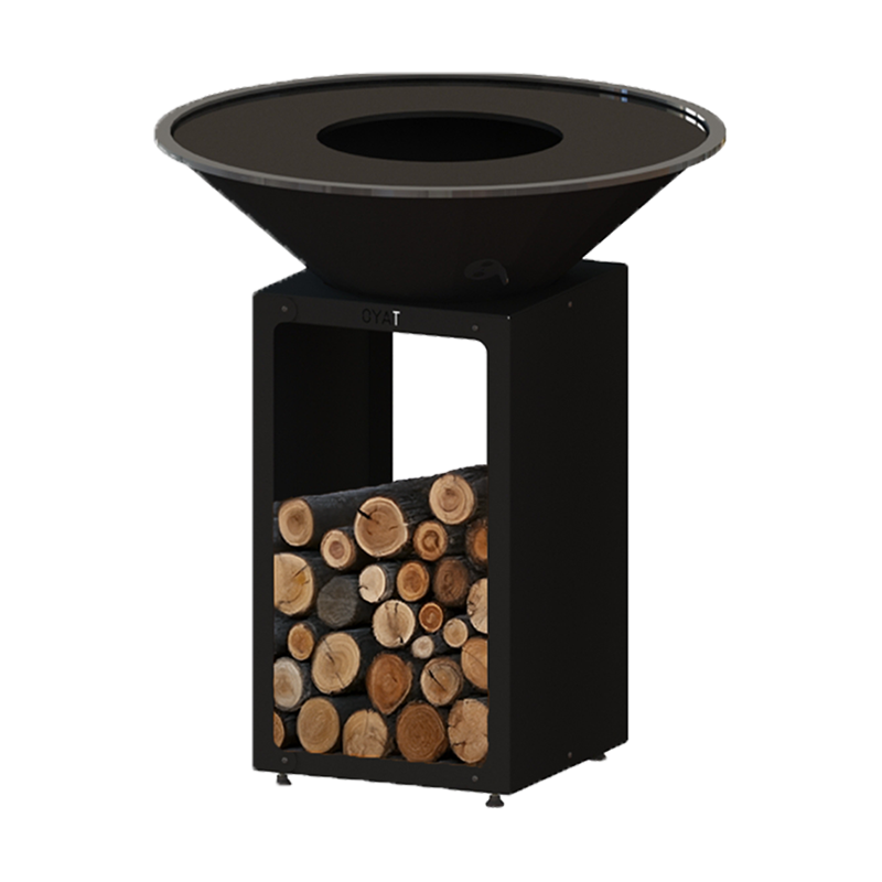 Brasero B.B.O 88 Noir -  Ø84 cm Acier thermolaqué - OYAT - Image 1