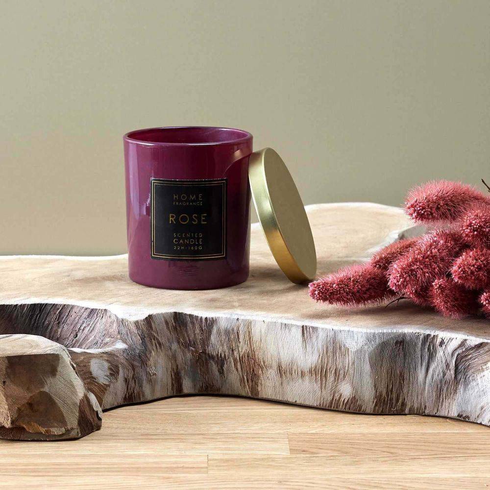 The Home Deco Factory - Bougie parfumée couvercle en métal Fragrance 9 cm (Lot de 5) - Image 2