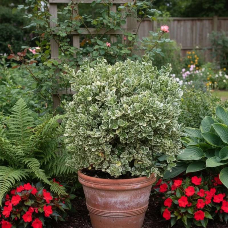 Fusain du Japon Bravo, Euonymus - Pot de 3L - 20/40 cm - Image 6