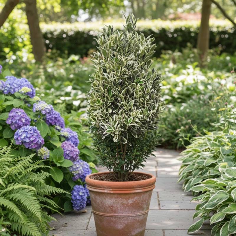 Fusain du Japon Bravo, Euonymus - Pot de 3L - 20/40 cm - Image 3