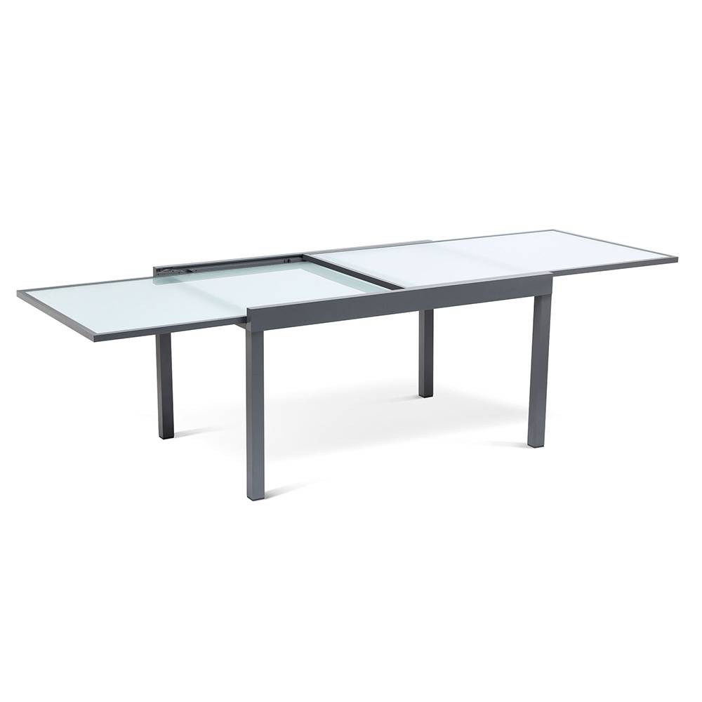 Table de jardin extensible en verre trempé - Image 8