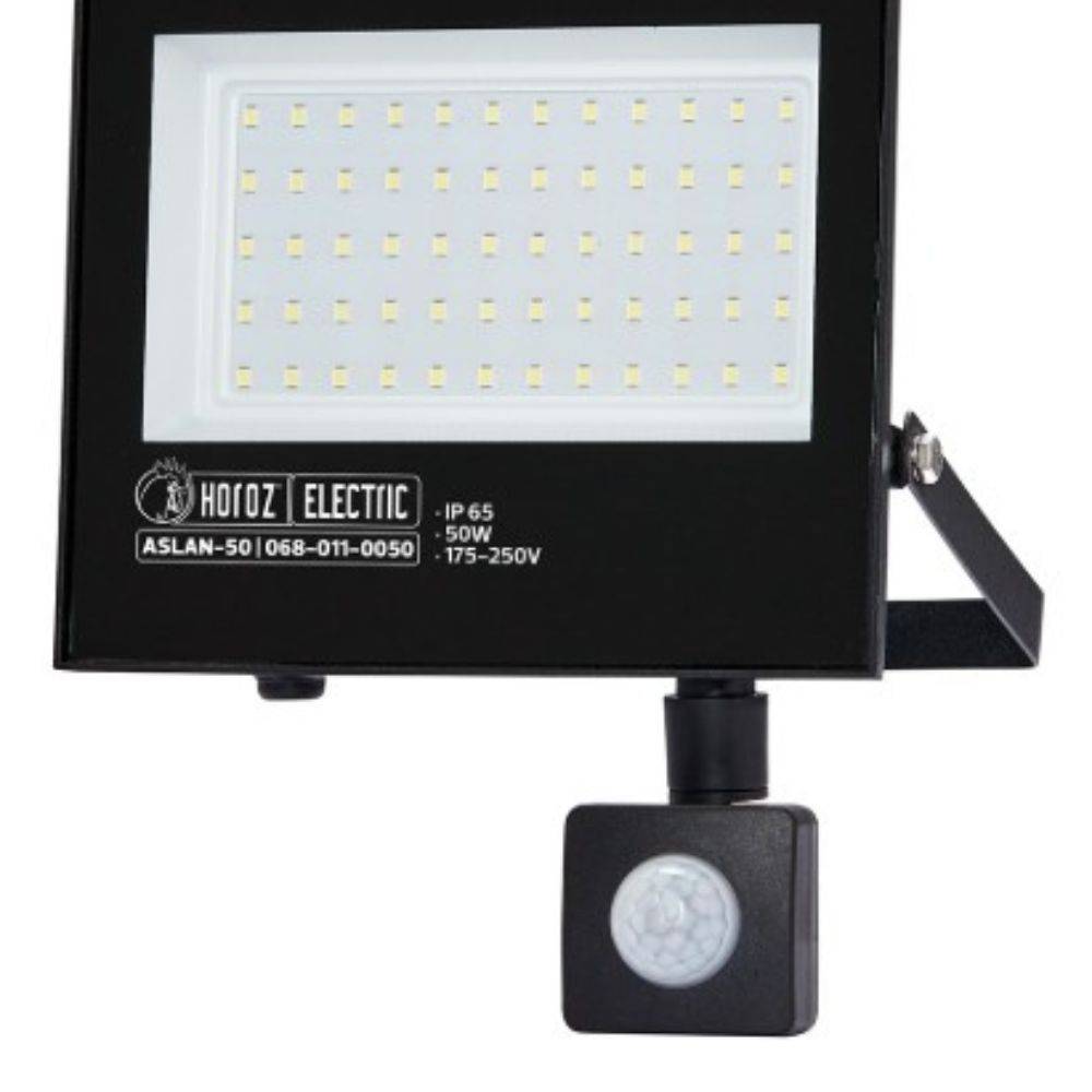 Projecteur LED 50W 4000Lm avec détecteur PIR IP65 - Image 2
