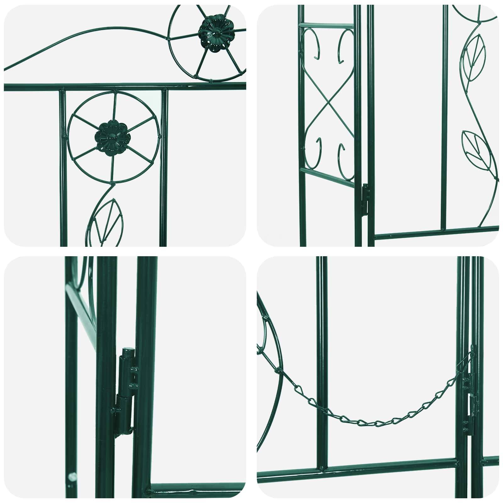 ComfortXL - Pergola Tunnel Jardin Pin Imprégné 180x197x210cm Passage Fleuri - ComfortXL Outdoor Living - Image 9