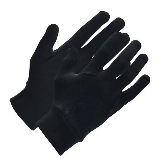 Gants chasse fins élastiques coton lycra noir taille unique Percussion - Image 1