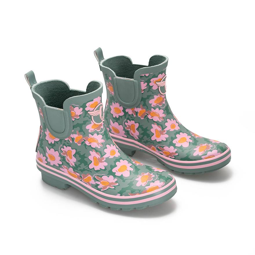 Rouchette - DAISIES Meadow Ankle Green Rouchette - Image 3