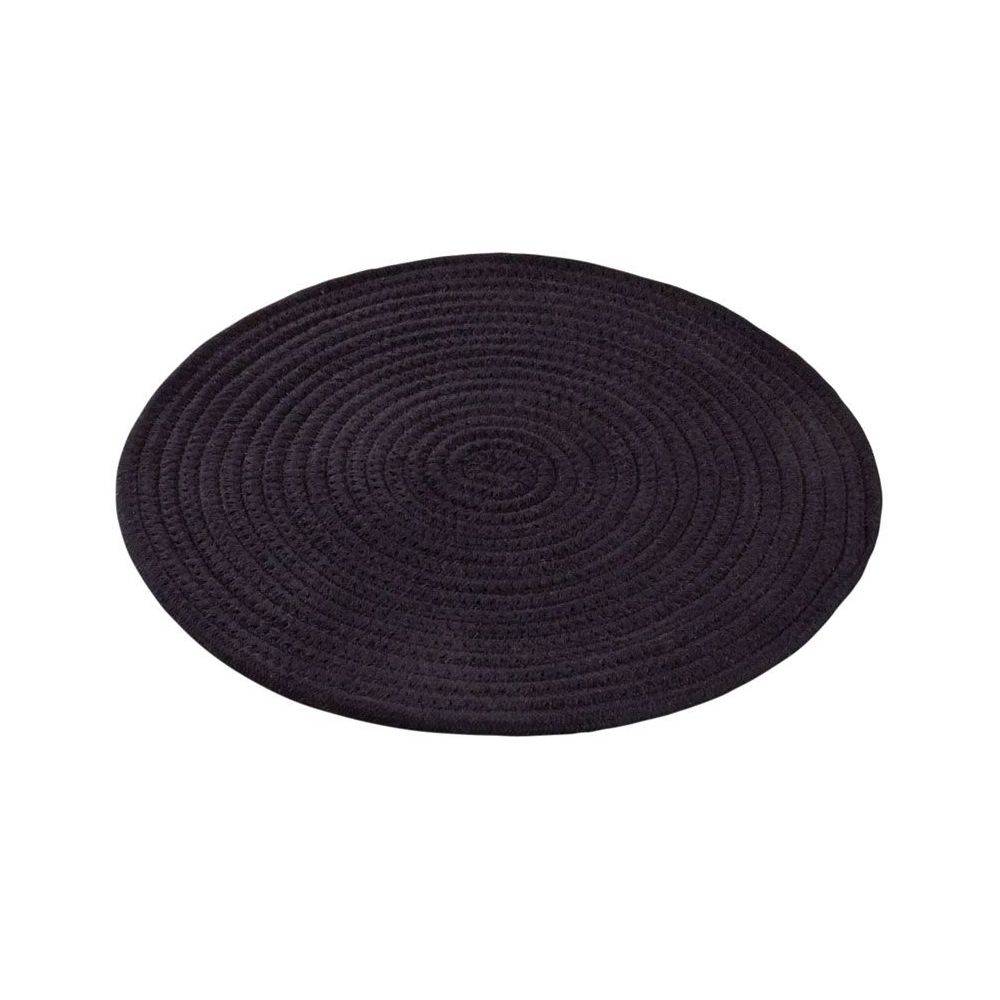 Aubry Gaspard - Set de table 38 cm (Lot de 6) Noir - Image 3