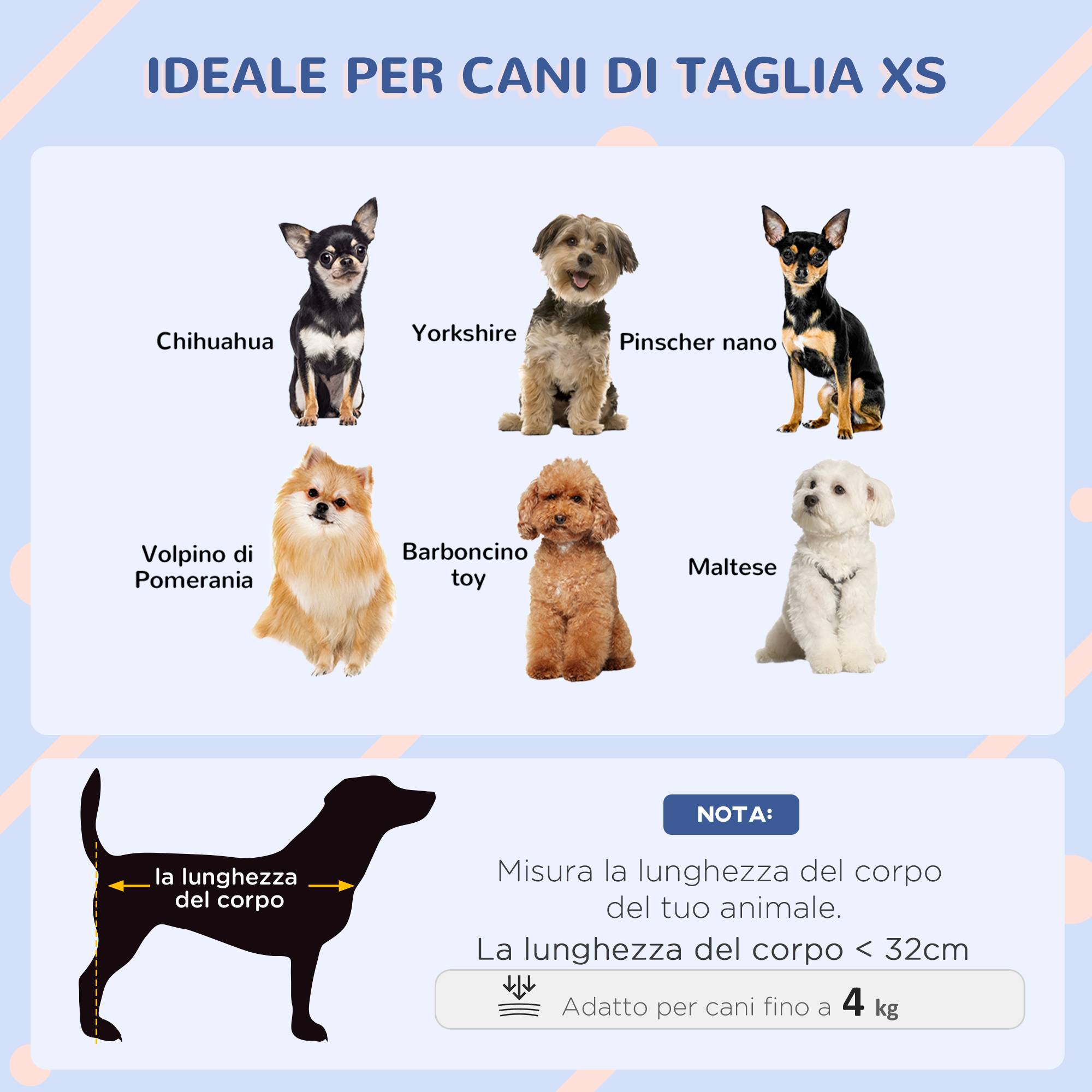 Niche d'extérieur pour petits chiens en polyéthylène avec entrée et 2 aérations latérales, 60 x 42 x 40 cm, bleu et blanc - Image 6