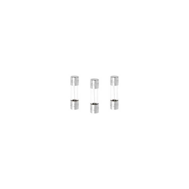 Blister de 3 fusibles verre 5A 5x20 mm