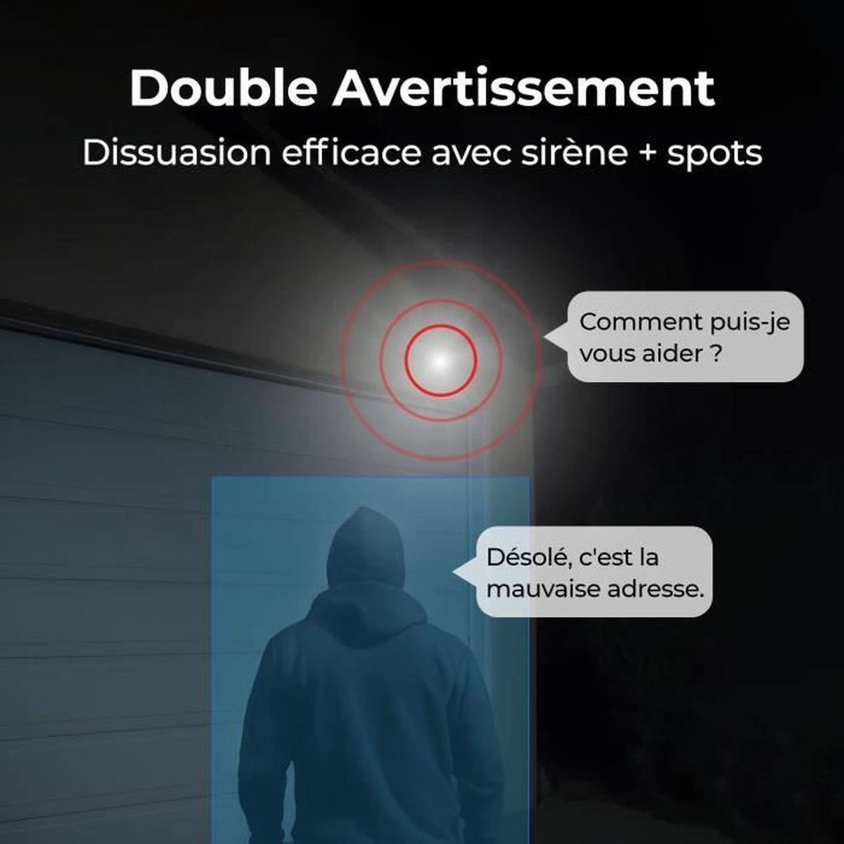 Caméra de surveillance extérieure Reolink B440 4K solaire, Wi-Fi double bande, vision couleur, audio bidirectionnel - Image 7