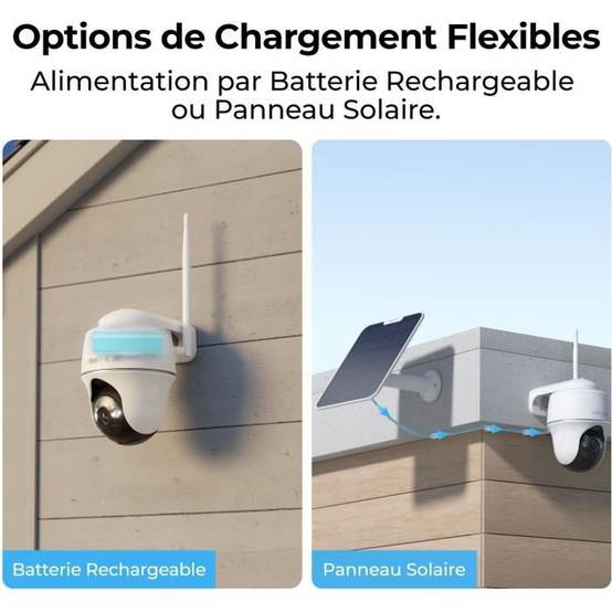 Caméra de surveillance extérieure Reolink B440 4K solaire, Wi-Fi double bande, vision couleur, audio bidirectionnel - Image 9