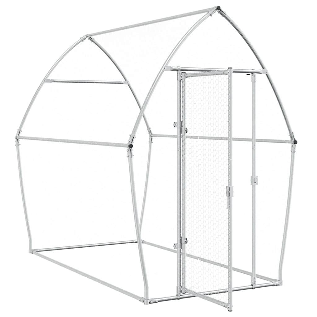 Poulailler extérieur acier galvanisé enclos sécurisé pour jardin 200x105x182 cm – ComfortXL Outdoor Living - Image 4