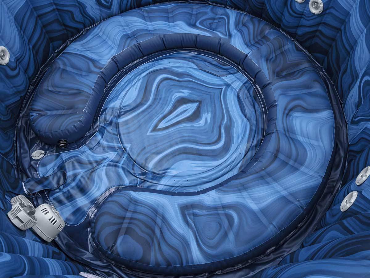 Bestway - Spa gonflable Lay-Z-Spa Santorini rond HydroJet Pro 5/7 places - Bestway - Image 9