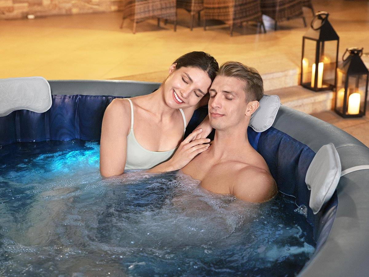 Bestway - Spa gonflable Lay-Z-Spa Santorini rond HydroJet Pro 5/7 places - Bestway - Image 10